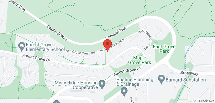 map of 48 9000 ASH GROVE CRESCENT